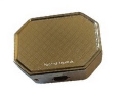 Æske rund farve guld