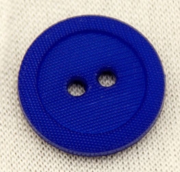 Knap 19 mm blå