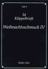 34 klöppelbriefe Weihnachtsschmuck IV