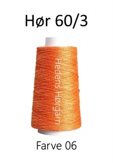 Hør 60/3 farve 06 Orange