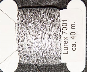 Lurex farve 7001 sølv