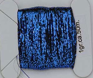 Lurex farve 7013 blå