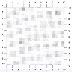 Aida 6,4 farve Antik hvid råhvid