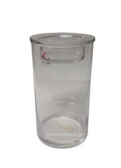 Cylinder glas med løs top 16