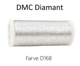 DMC Diamant farve D168 sølv 