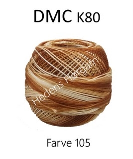 DMC K80 farve 105 Brun multi