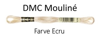 DMC Mouline Amagergarn farve Ecru