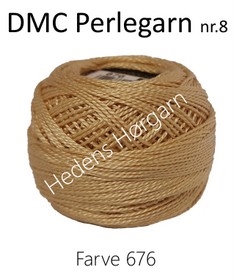 DMC Perlegarn nr. 8 farve 676