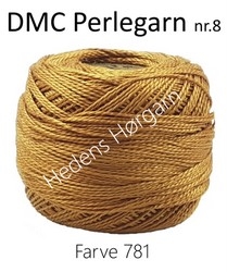 DMC Perlegarn nr. 8 farve 781