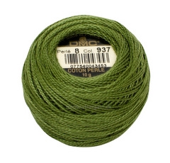 DMC Perlegarn nr. 8 farve 937