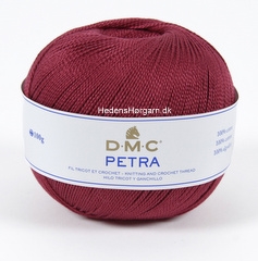 Dmc Petra nr. 8 farve 5815 bordeaux