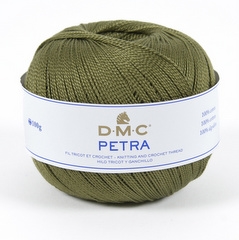 DMC Petra nr. 5 farve 53011 oliven