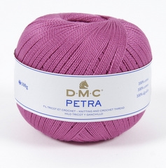 DMC Petra nr. 5 farve 53607 mørk pink
