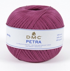DMC Petra nr. 5 farve 53803 mørk fuchsia