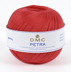 DMC Petra nr. 5 farve 5666 rød