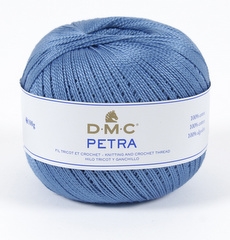 DMC Petra nr. 5 farve 5798 blå