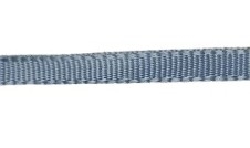 Dekorationsbånd med riflet overflade 6 mm farve lyseblå