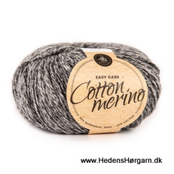 Easy Care Cotton Merino farve 208 sort meleret