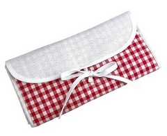 Etui til bestik, hæklenåle, strømpepinde m.m.