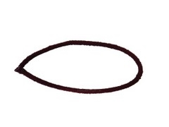 Halssnører strik farve bordeaux