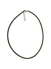 Halssnøre tyk farve mørk oliven