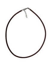 Halssnøre tyk farve brun