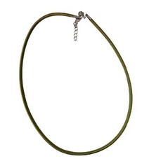 Halssnøre tyk farve grøn