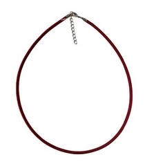 Halssnøre tyk farve rød