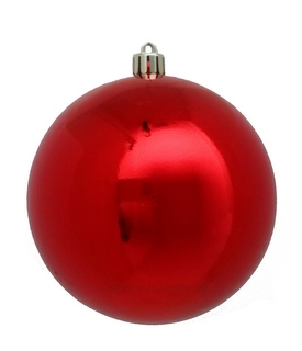 Julekugle 12 cm farve rød