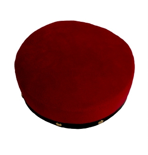 Nålepude ø17 cm farve rød