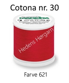 Madeira Cotona Nr. 30 Farve 621 rød
