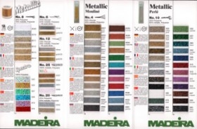 Madeira Metallic farvekort