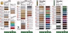 Madeira Metallic farvekort