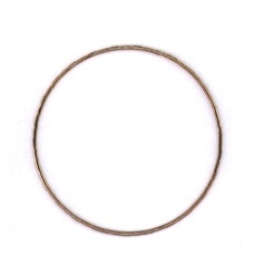 Metal ring ø5,5 cm farve guld