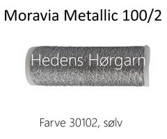 Moravia Metallic 100/2 farve 30102 sølv