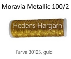Moravia Metallic 100/2 farve 30105 m. guld 