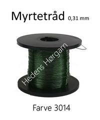 Myrtetråd 0,315 mm farve 3014 gran grøn