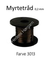 Myrtetråd 0,2 mm farve 3013 brun