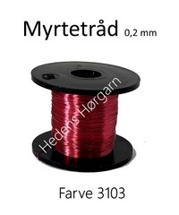 Myrtetråd 0,2 mm farve 3103 gl. rosa