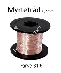 Myrtetråd 0,2 mm farve 3116 Rose Gold