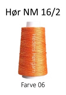 Hør NM 16/2 farve 06 Orange