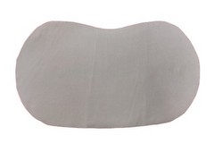 Stof dække lyse grå stor