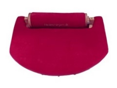 Kniplebræt med 34 cm valse farve mørk rød