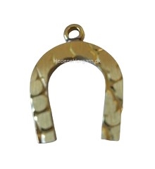 Vedhæng hestesko farve guld