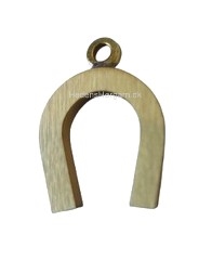 Vedhæng hestesko farve guld