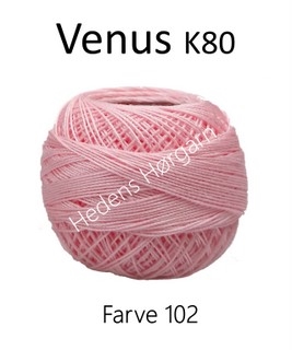 Venus K80 farve 102 Lyserød