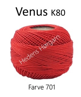 Venus K80 farve 701 Rød