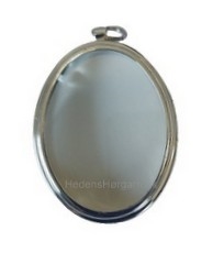 medaljon farve sølv