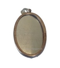 medaljon farve sølv